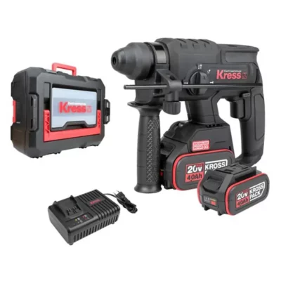 KRESS Rotary Hammer SDS 22mm 20V BL 2J Kit